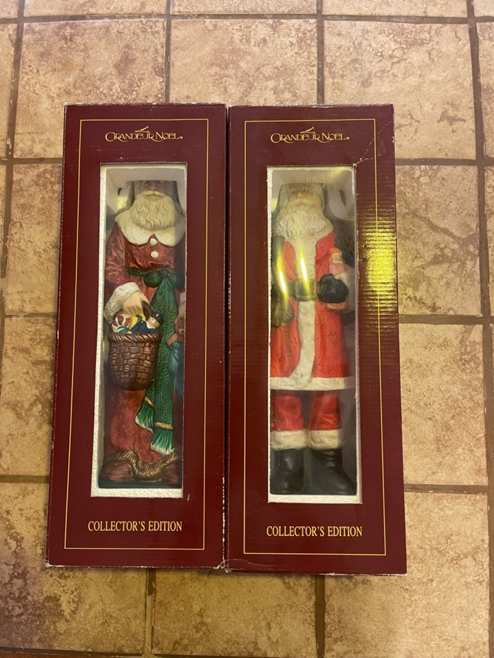 Santa’s of the World Porcelain Collectors Edition 13 inches tall.